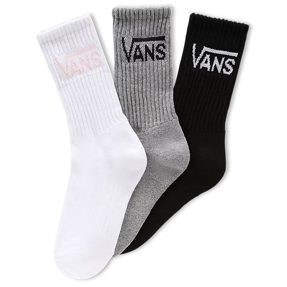 Vans Womens Classic Crew Socks - 3 Pack (UK Size 4-7.5)