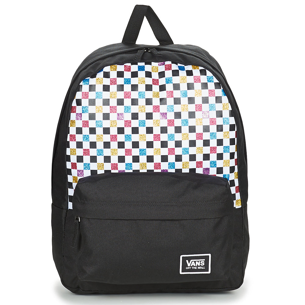 Vans Womens Glitter Check Realm Backpack