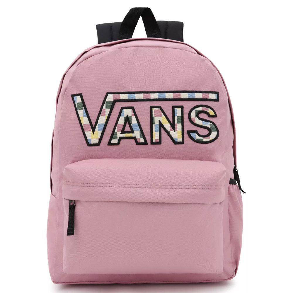 Vans Womens Realm Flying V Backpack  - Multi Color Check LILAS