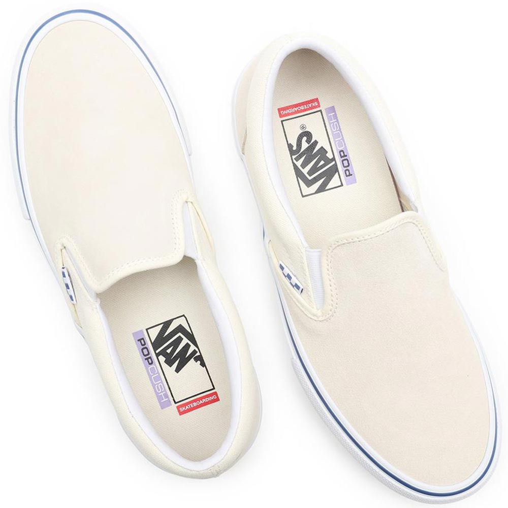 Vans Skate Slip On Skate Shoe  - Off White