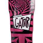 Vision Gator II Skateboard Deck Modern Concave Black Pink