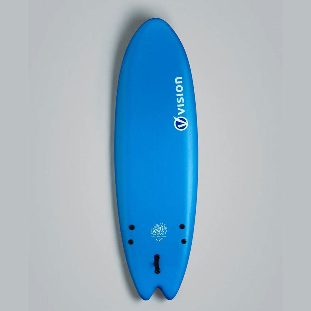Vision Surfboard XPS Ignite - 6'2' Soft Surfboard Blue