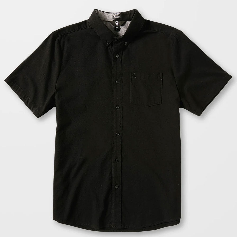 Volcom Everett Oxford Short Sleeved Shirt - New Black