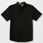 Volcom Everett Oxford Short Sleeved Shirt - New Black