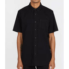 Volcom Everett Oxford Short Sleeved Shirt - New Black