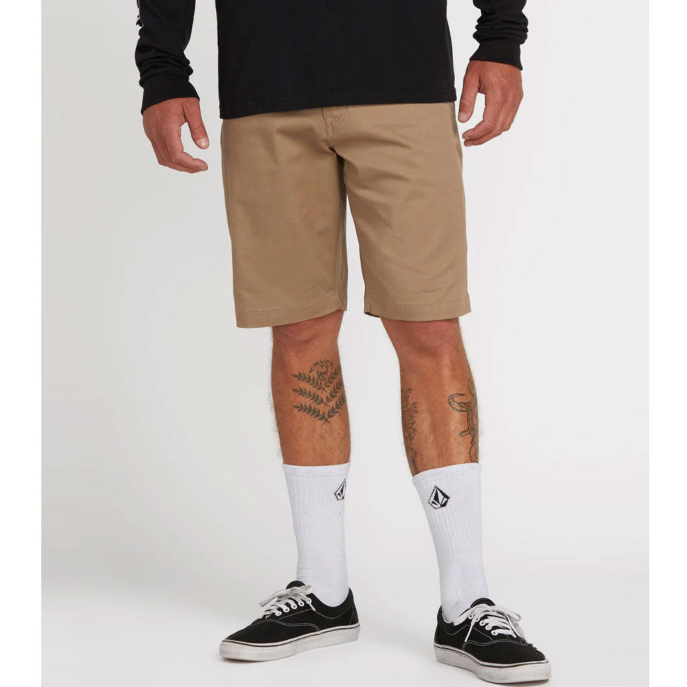 Volcom Frickin Modern Stretch 21" Shorts - Khaki