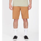 Volcom Frickin Modern Stretch 21" Shorts - Tobacco
