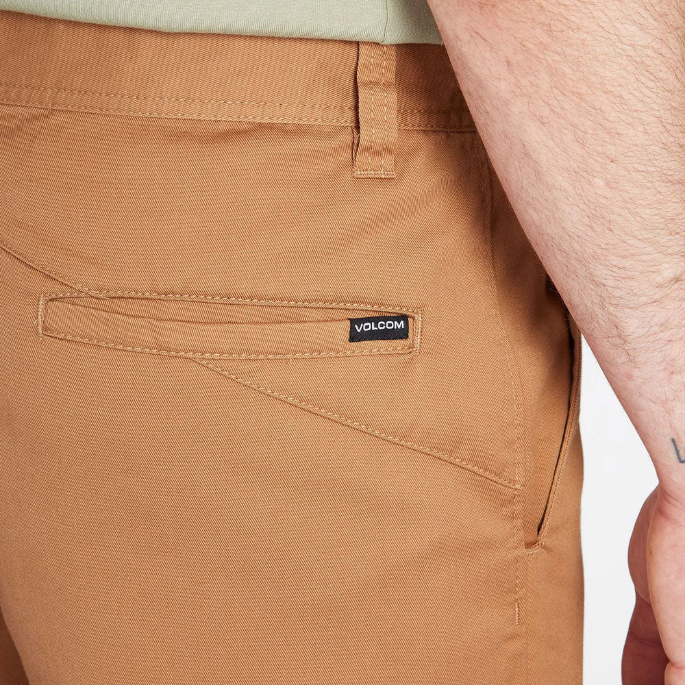 Volcom Frickin Modern Stretch 21" Shorts - Tobacco