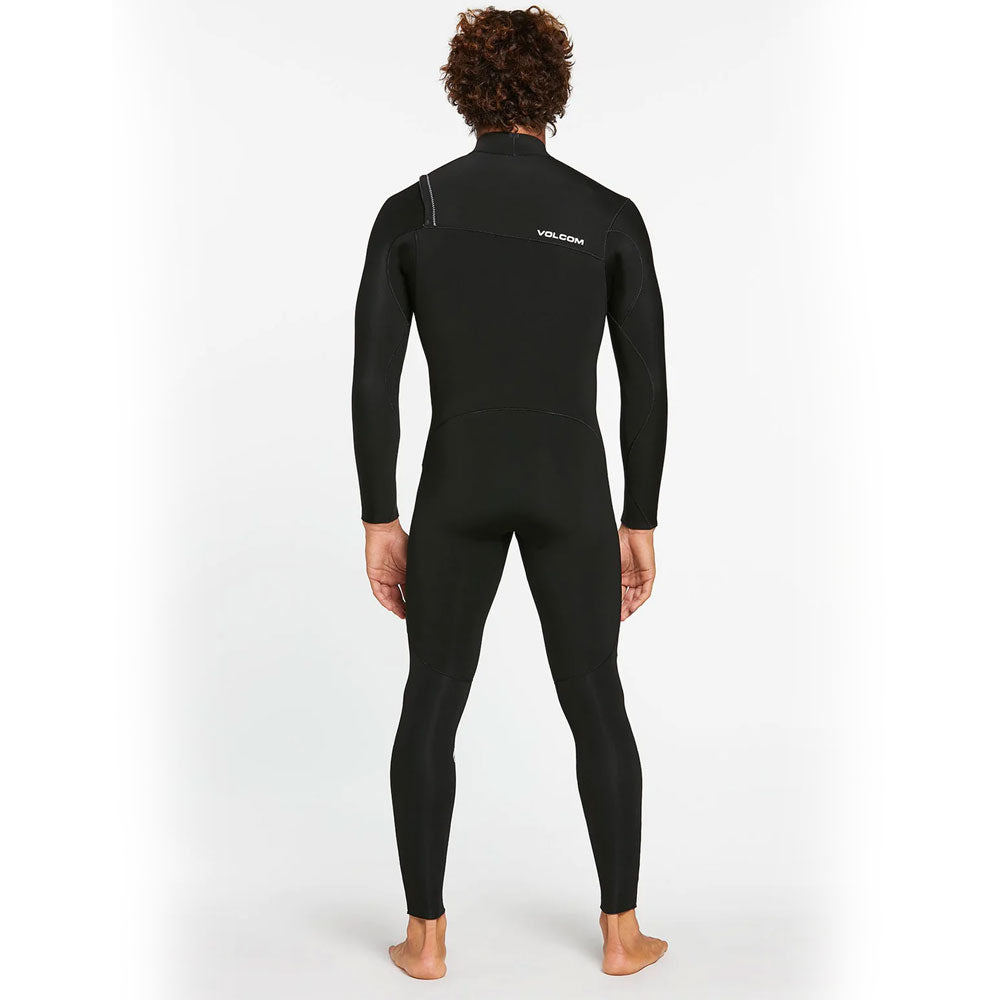 Volcom Modulator 3/2mm Chest Zip Summer Wetsuit  - Black