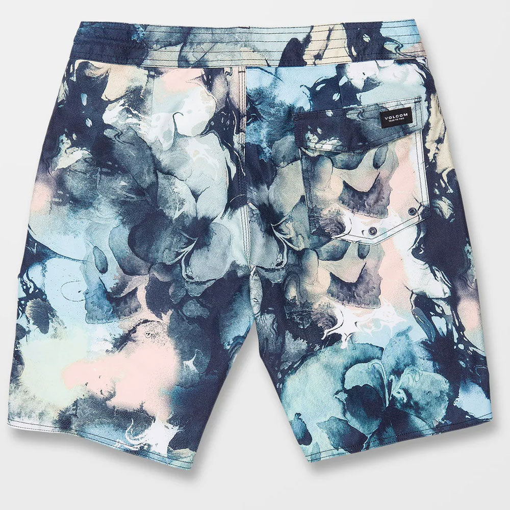 Volcom Skulli Wash Stoney 19 Boardshorts - Navy