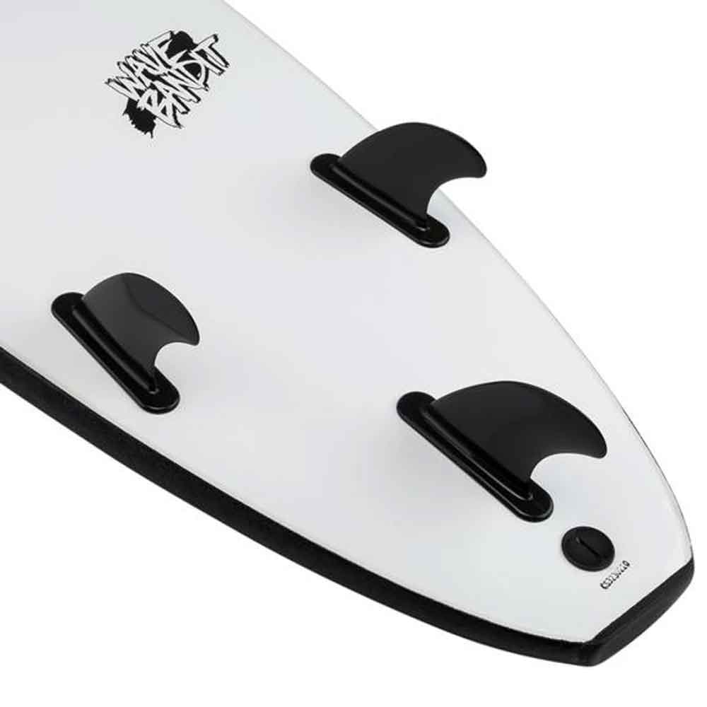 Wave Bandit Easy Rider 9ft Soft Surfboard - Black