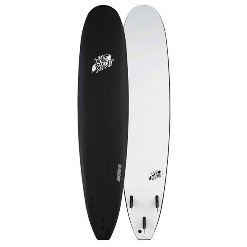 Wave Bandit Easy Rider 9ft Soft Surfboard - Black
