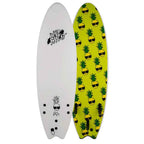 Wave Bandit Performer 6'6 Ben Gravy Soft Surfboard - Black