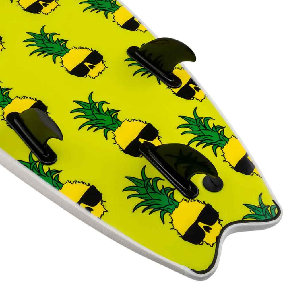 Wave Bandit Performer 6'6 Ben Gravy Soft Surfboard - Black