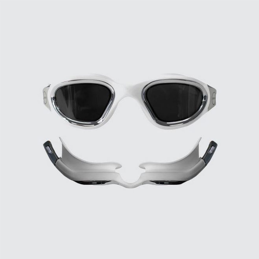 Zone3 Vapour Goggles Polarized White with Silver