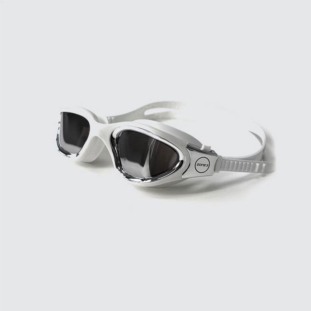 Zone3 Vapour Goggles Polarized White with Silver