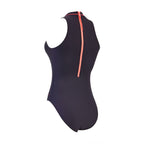 Zoggs Cable Zipped Hi Neck Swim Suit