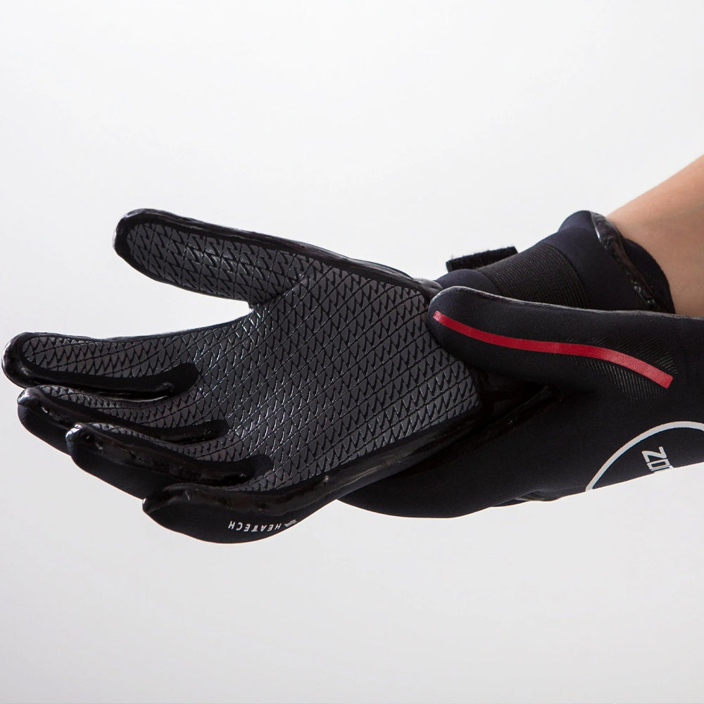 Zone 3 Neoprene Heat-Tech Warmth Gloves  - Black/Red