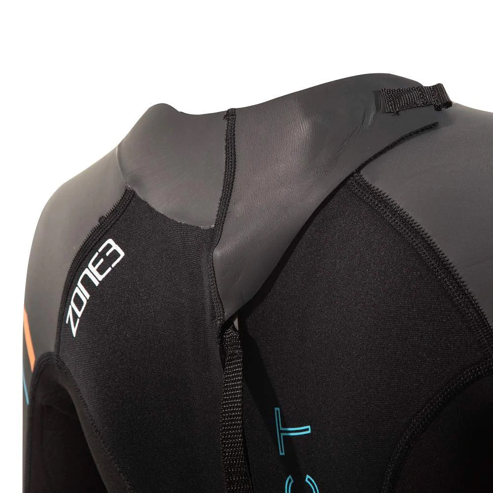 Zone 3 Women's Aspect Breaststroke Wetsuit   - Black/Blue/Orange