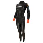 Zone 3 Women's Aspect Breaststroke Wetsuit   - Black/Blue/Orange