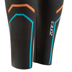 Zone 3 Women's Aspect Breaststroke Wetsuit   - Black/Blue/Orange