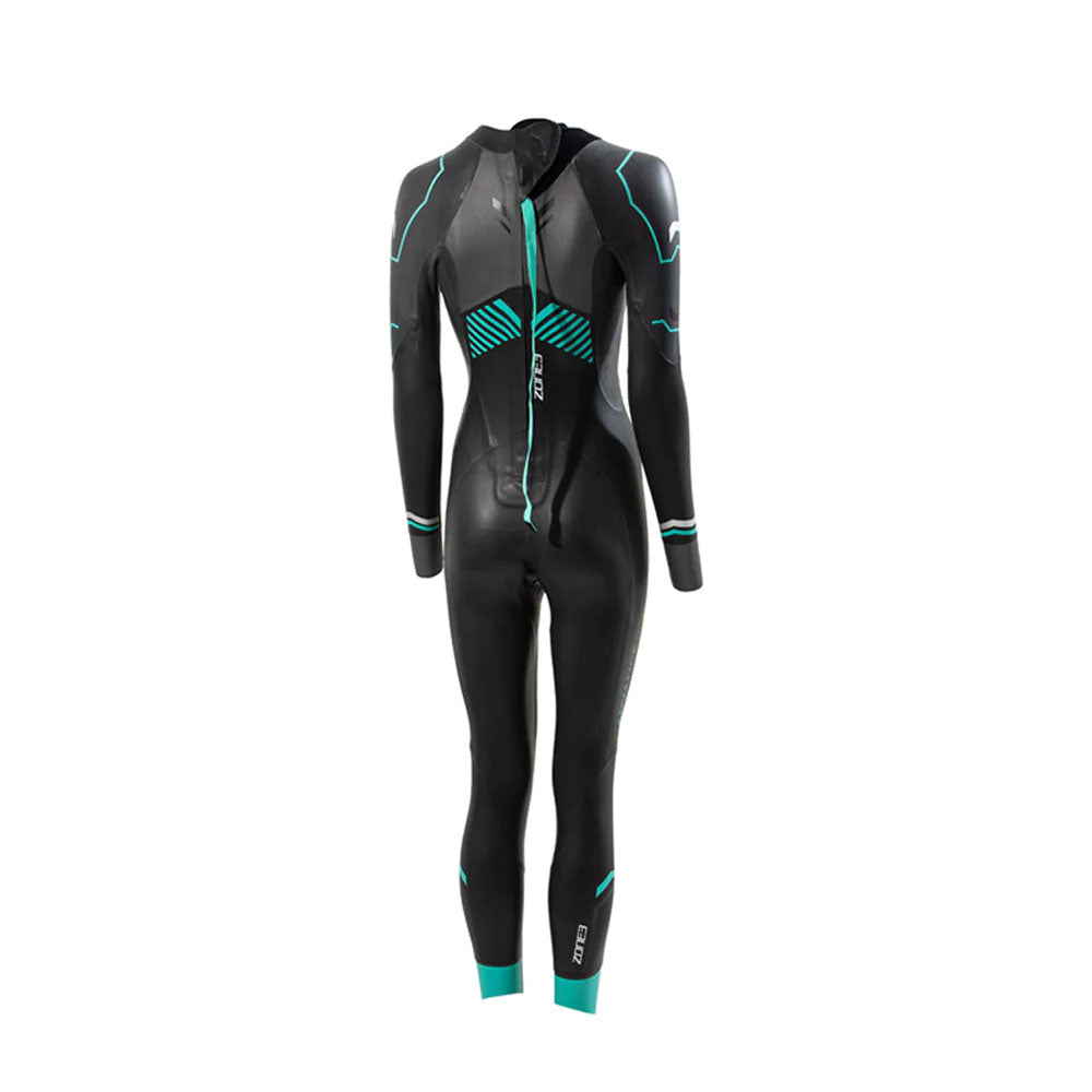 Zone 3 Womens Advance Wetsuit - Black/Blue
