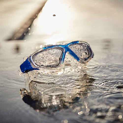 Zone 3 Vision Max Swim Mask  - Blue/Clear