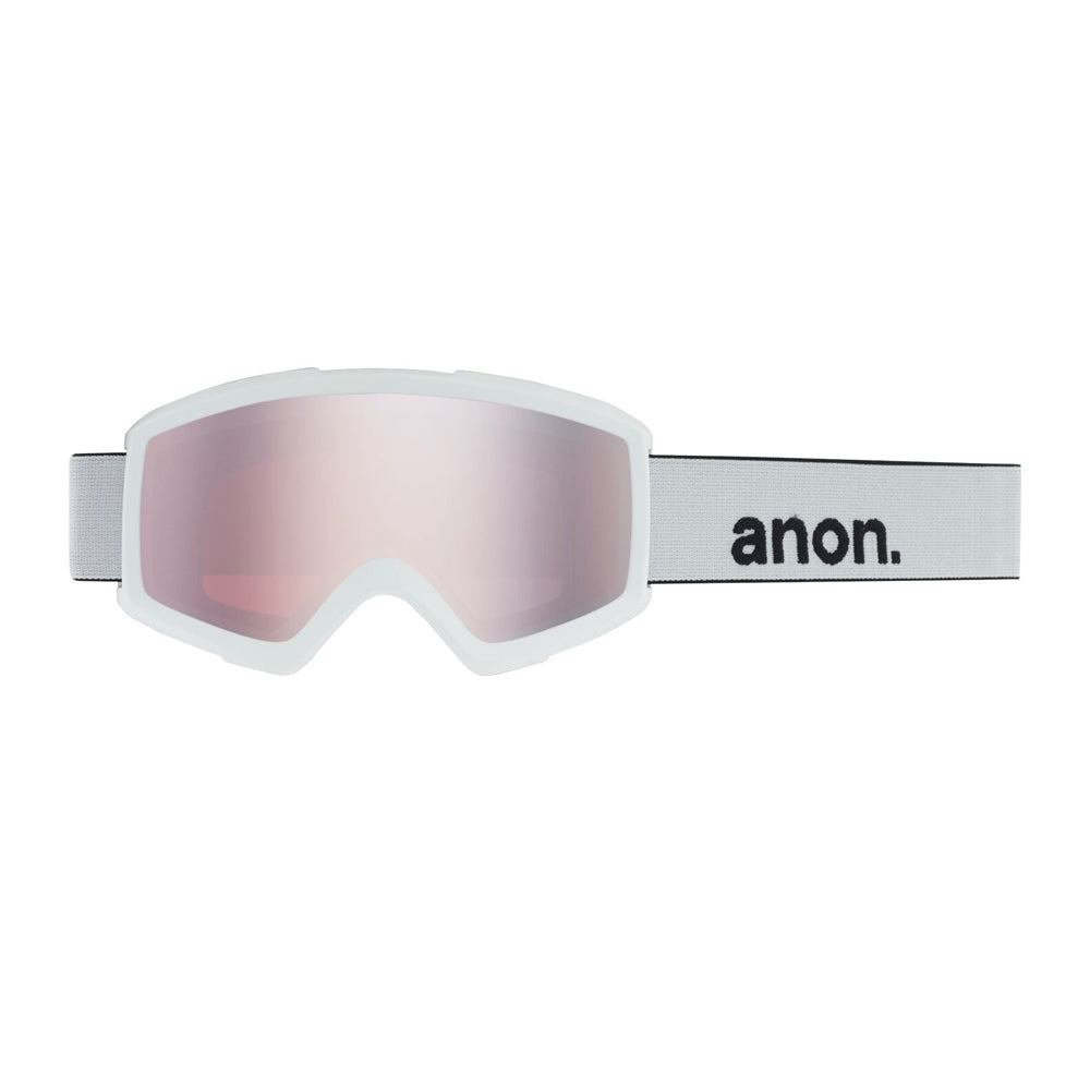 Anon Helix 2.0 White Silver Amber Ski Snowboard Goggles
