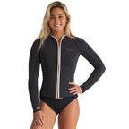 Billabong Womens E-Peeky 2mm Wetsuit Jacket - Onyx