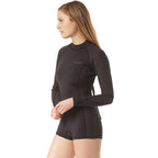 Billabong Womens E-Spring Fever 2mm Long Sleeved Shortie - Onyx