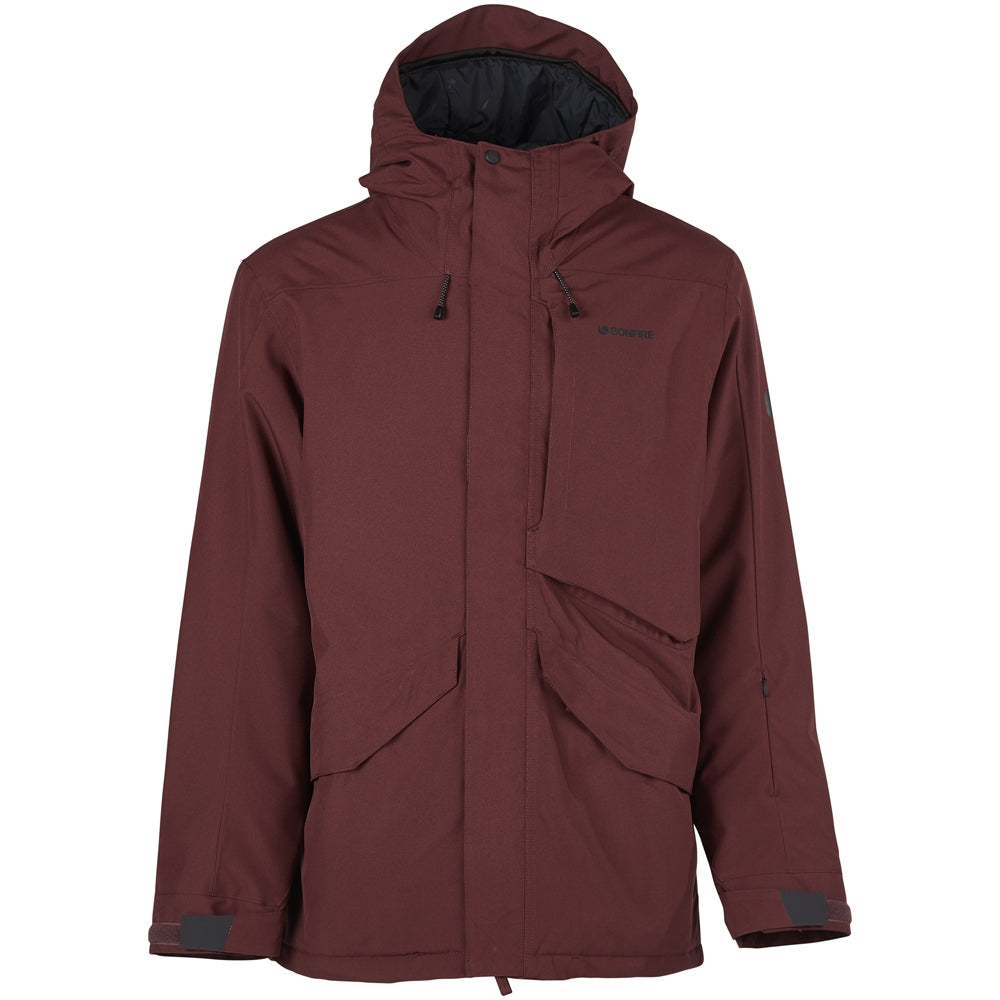 Bonfire Vector Insulated Snowboard/Ski Jacket - Maroon