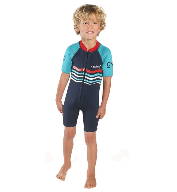 C-Skins Baby Waves Shortie Wetsuit - Ink Blue