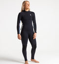 C Skins Womens Solace 4/3 BZ Wetsuit  - Raven Black/Coral