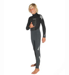 C Skins Junior Legend 5/4/3 GBS Back Zip Wetsuit - Black/Graphite