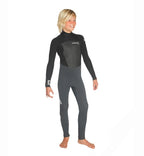 C Skins Junior Legend 5/4/3 GBS Back Zip Wetsuit - Black/Graphite