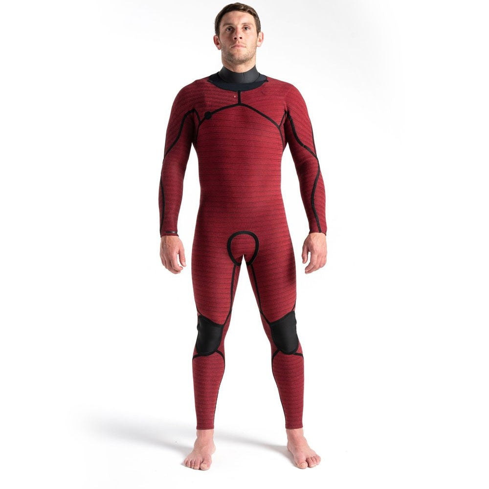 C-Skins ReWired 4/3mm Chest Zip Full Wetsuit - Black/Meteor/Lime
