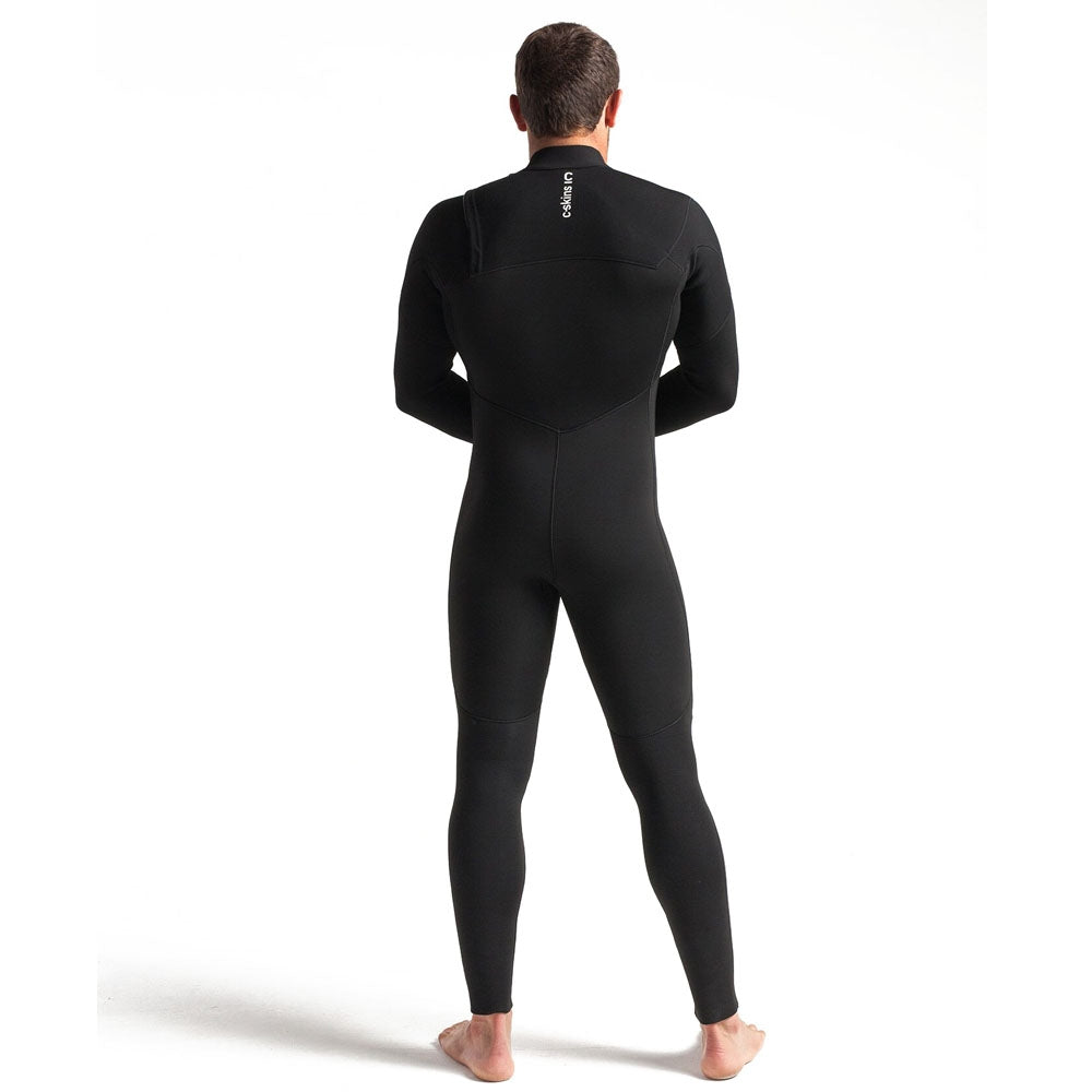 C-Skins Session 5/4/3 GBS CZ Winter Wetsuit - Black/Black/White