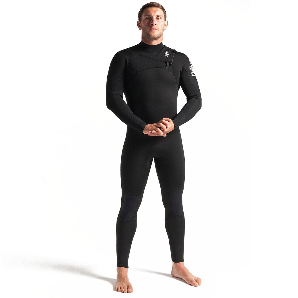 C-Skins Session 5/4/3 GBS CZ Winter Wetsuit - Black/Black/White