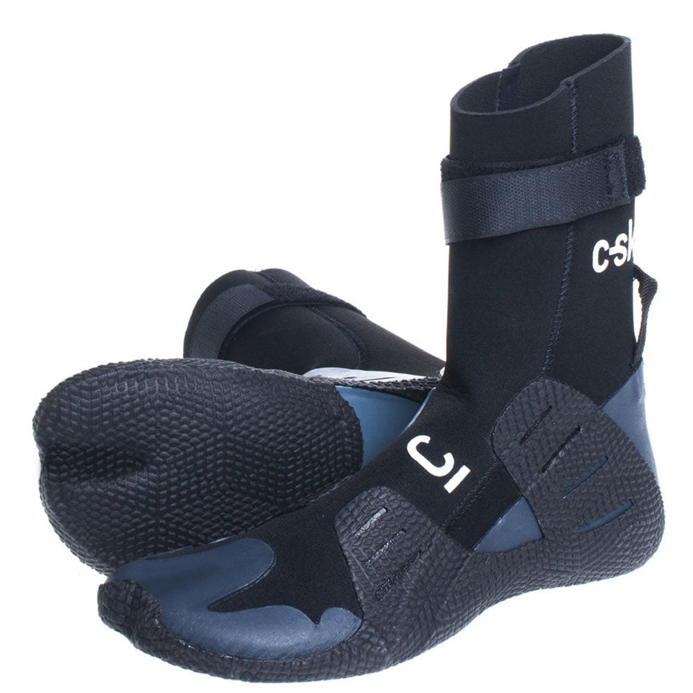 C-Skins Session 5mm Adult Split Toe Wetsuit Boots  - Black/Charco