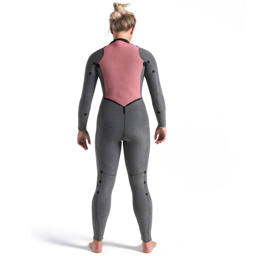 C-Skins Womens Solace 5/4/3mm GBS BZ Winter Wetsuit-Raven/Winter
