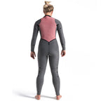 C-Skins Womens Solace 5/4/3mm GBS BZ Winter Wetsuit-Raven/Winter