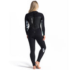 C-Skins Womens Solace 5/4/3mm GBS BZ Winter Wetsuit-Raven/Winter