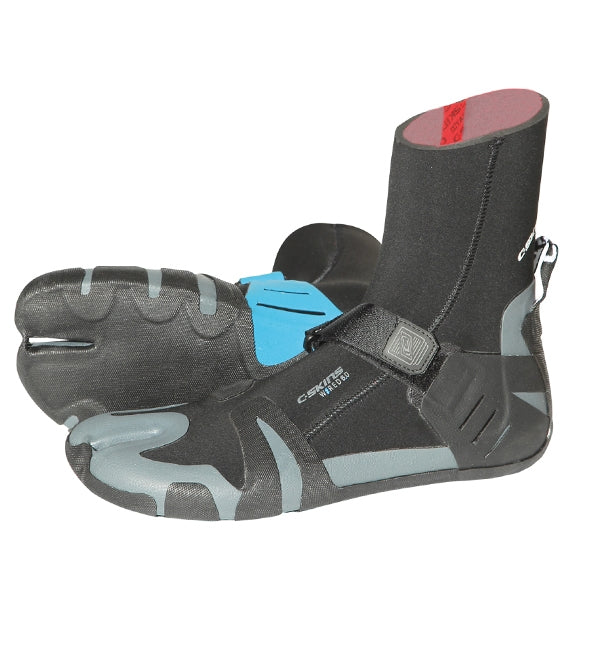 C Skins Wired 6mm Split Toe Wetsuit Boots - Black Blue