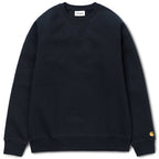 Carhartt Chase Sweatshirt  - Dark Navy/Gold