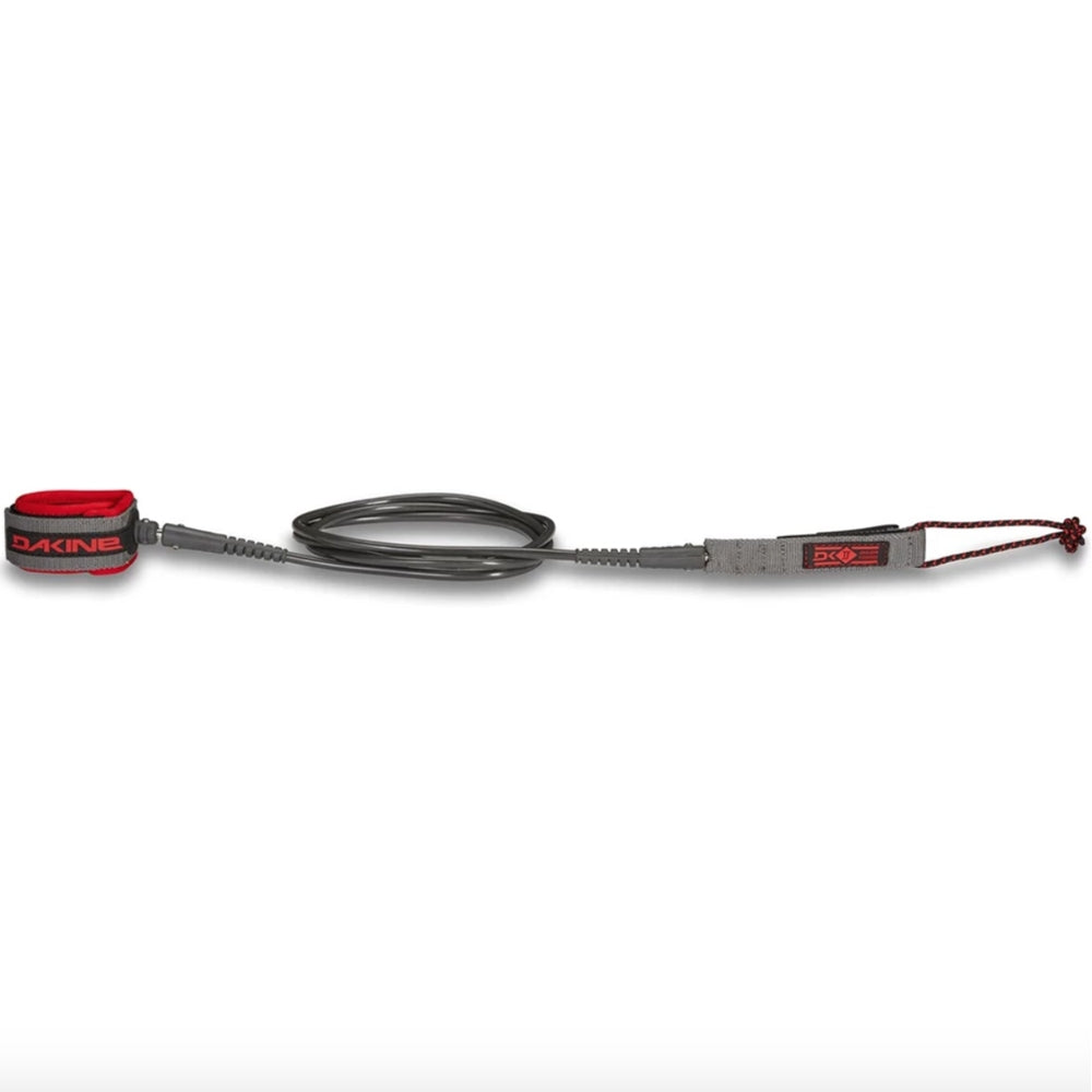 Dakine John John Florence Kainui 6' x 1/4 Surf Leash  - Carbon/Re