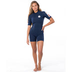 Rip Curl Womens Dawn Patrol 2mm Back Zip Shortie Wetsuit - Stripe