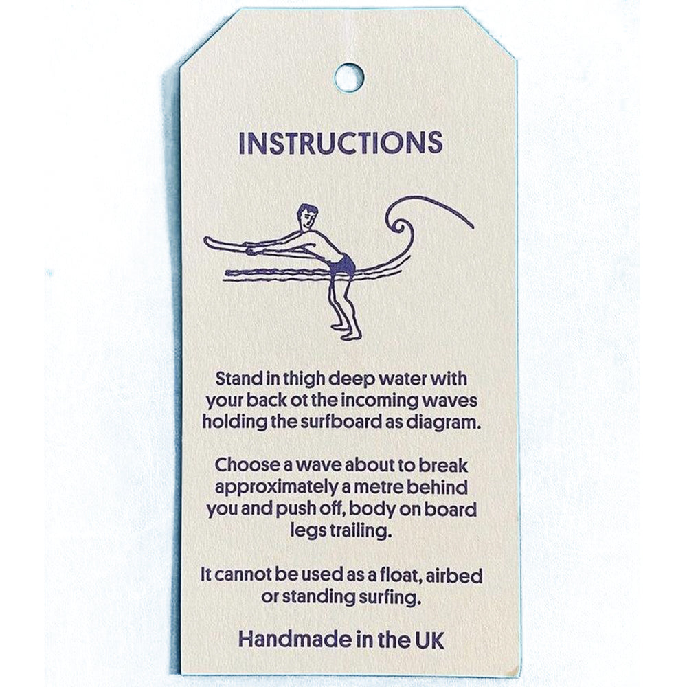 Dick Pearce Surfrider Painted Belly Board Sun
