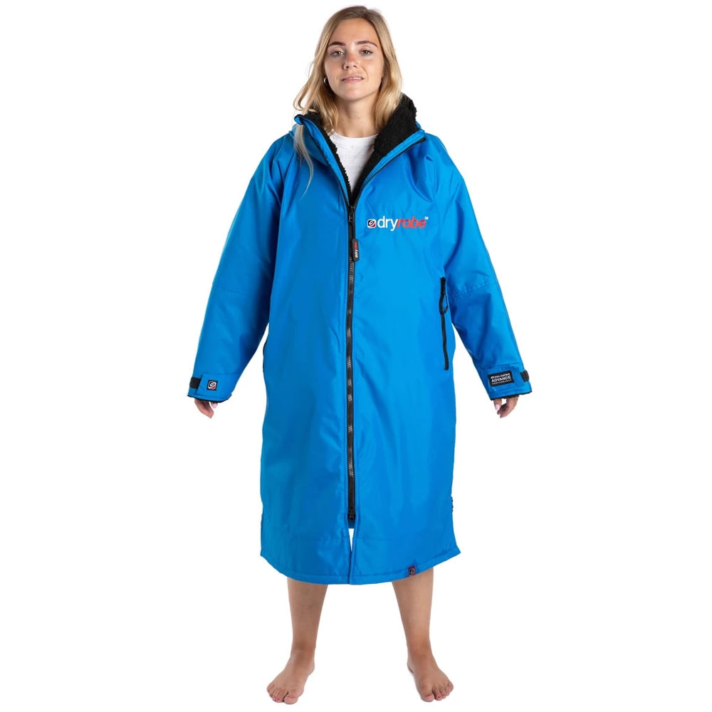 Dry Robe Advance Long Sleeve Blue Black - Medium
