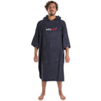 Dry Robe Short Sleeve Towel Robe Navy Medium