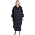 Dry Robe Short Sleeve Towel Robe Navy Large